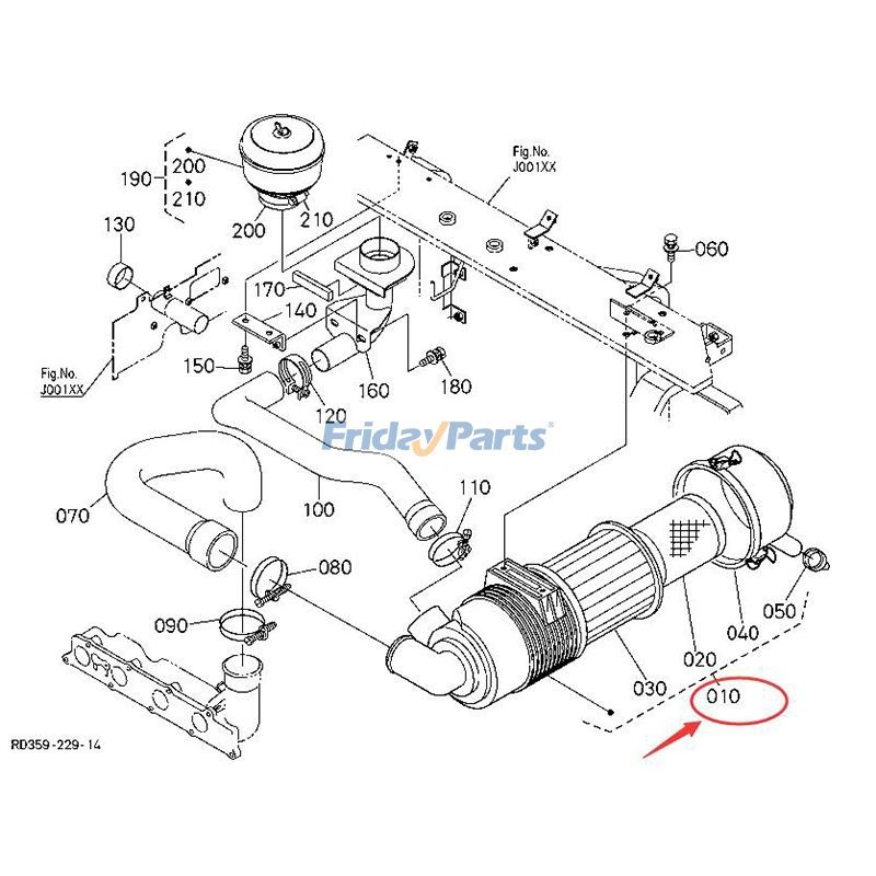 FridayParts Air Cleaner Assy