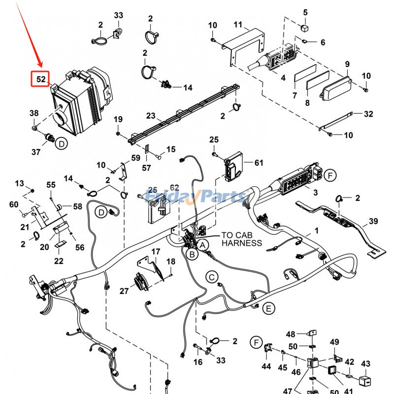 Air Cleaner Filter Assembly for Loader