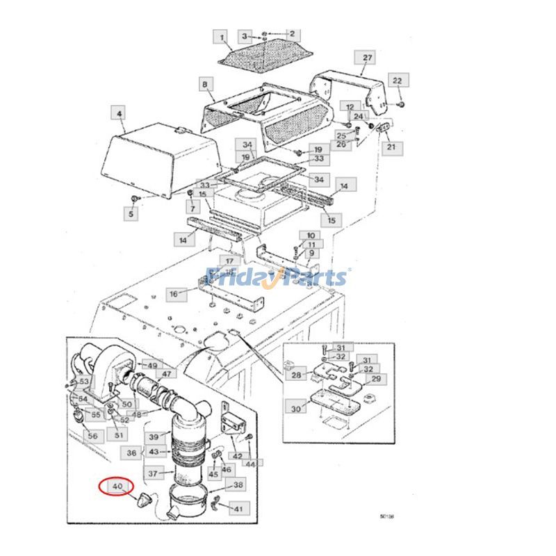 Luftfilterventilfür RückeschlepperFür JOHN DEERE