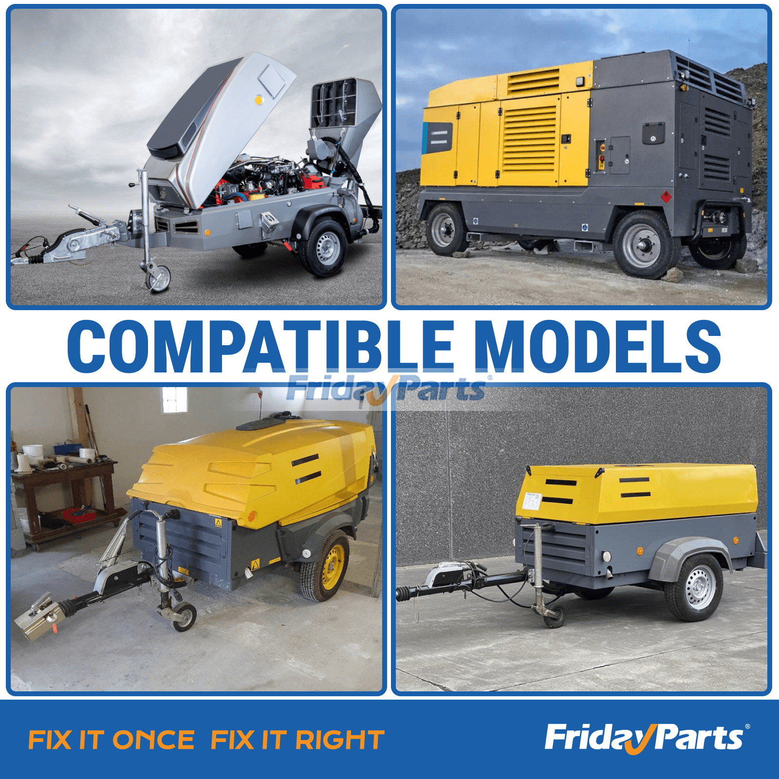 Compressor Coupling Application in Mobile Air Compressor System