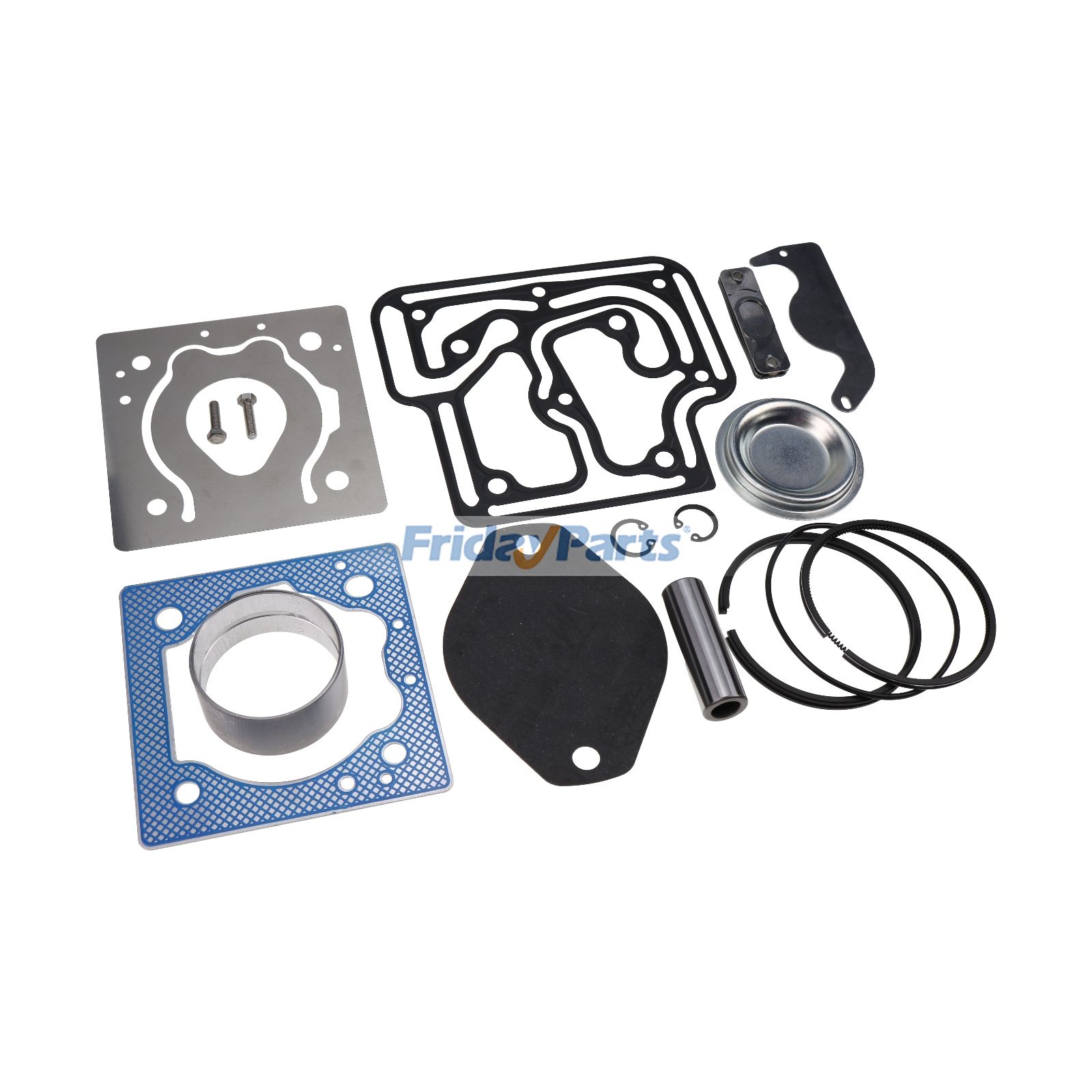 用エアコンプレッサーヘッド修理キット Wabco 911 154 929 2 4089232 Cummins ISX ISC エンジン用