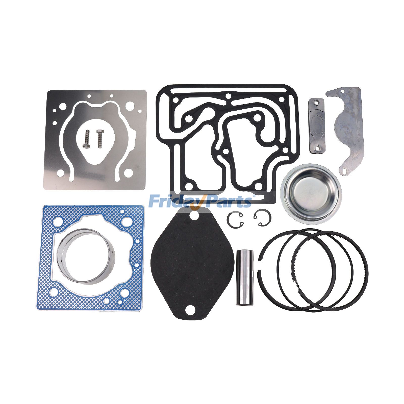 エンジン エアコンプレッサーヘッド修理キット