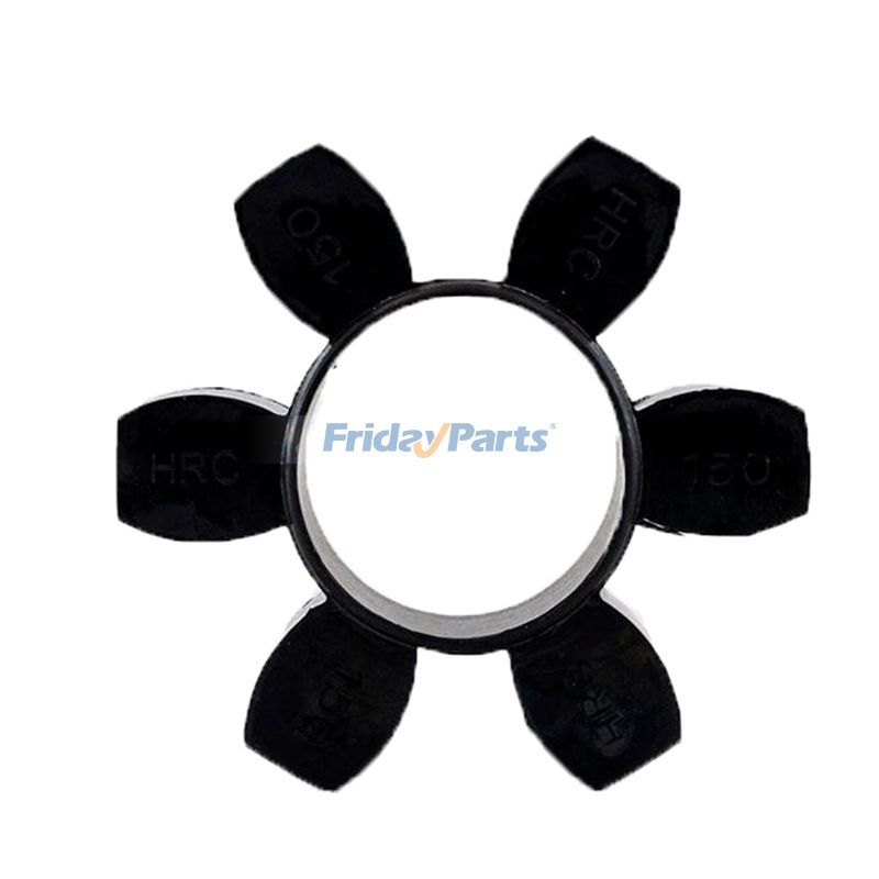 エアコンプレッサースペアパーツフレキシブルラバースパイダーシャフトカップリング弾性ブロックHRC110 Fusheng用