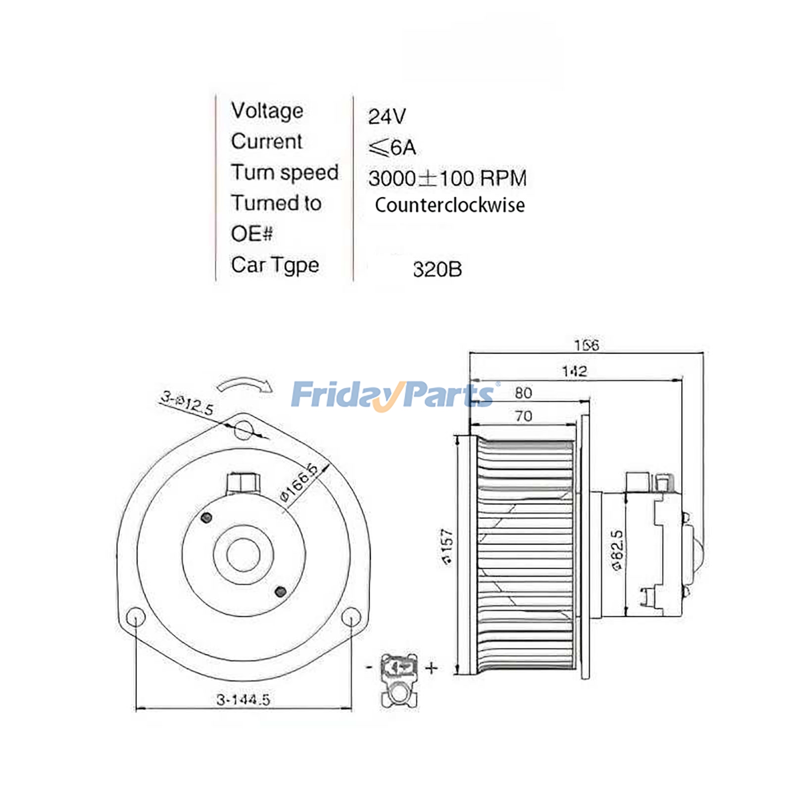 Air Conditioner Blower Motor Assembly for Dozer,Engine,Excavator