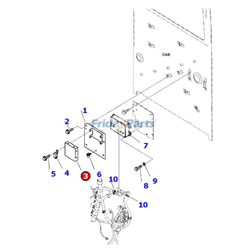 KOMATSU用エアコンコントローラー