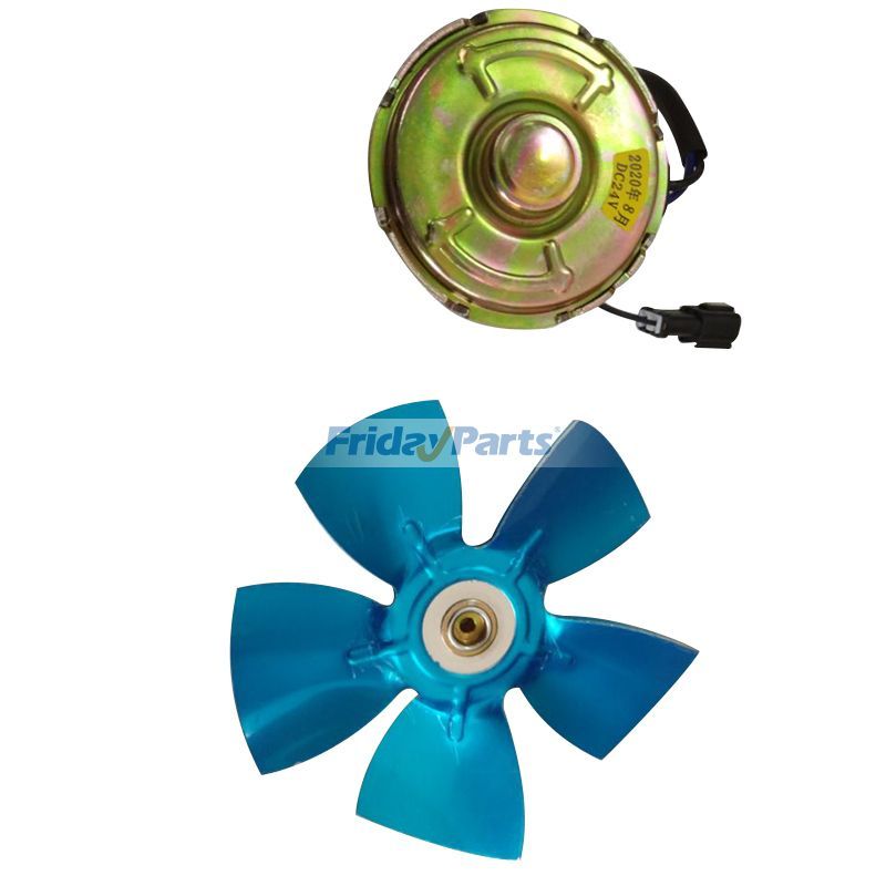 Air Conditioner Motor with Fan CASE for Engine,Excavator
