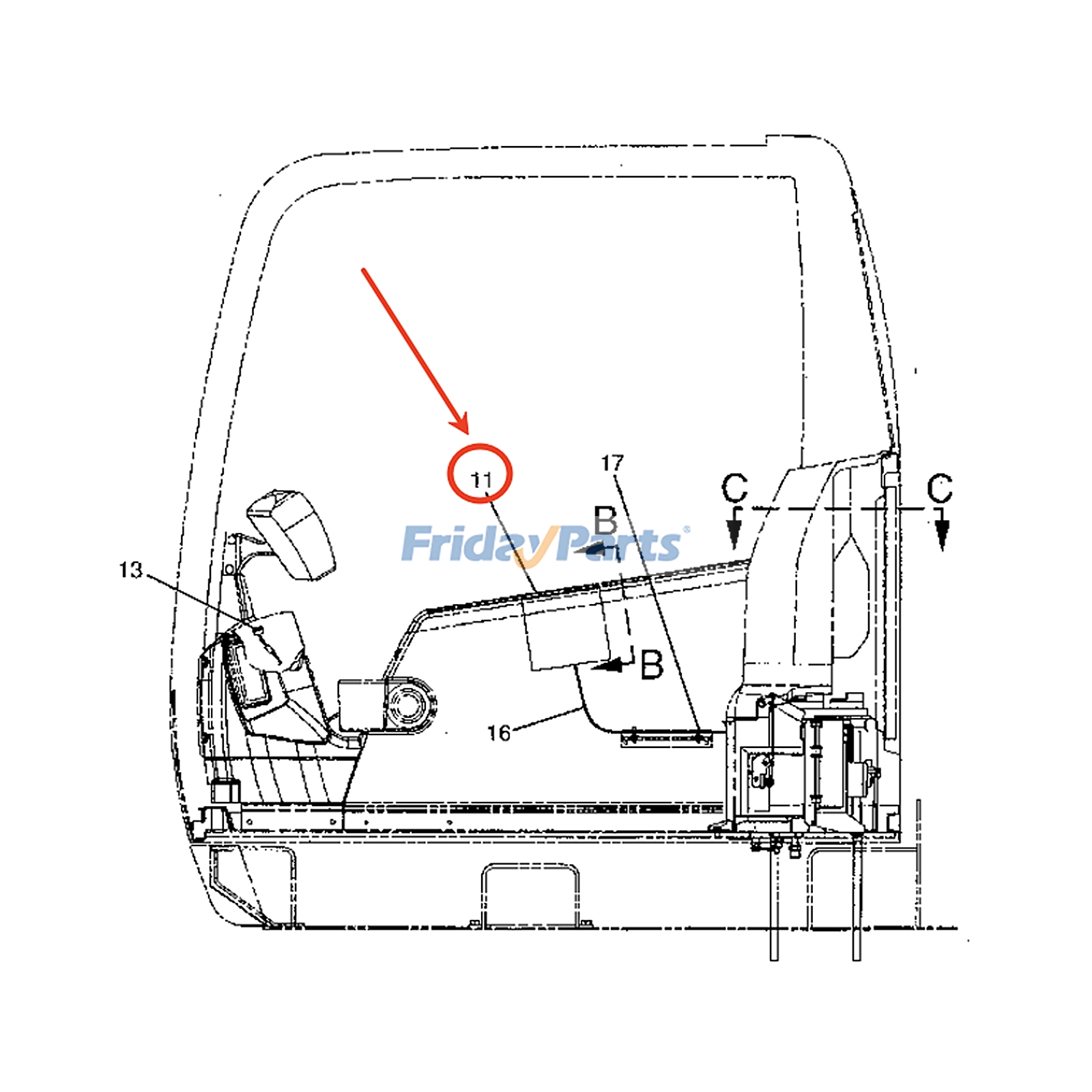 Air Conditioning Control Panel for Engine,Excavator