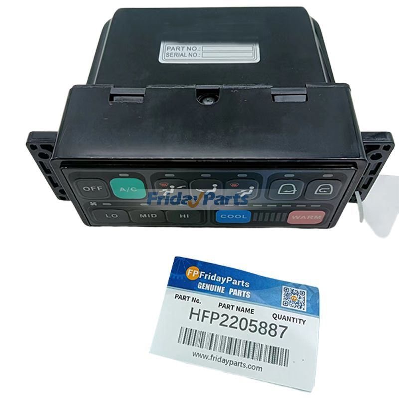 Klimaanlage Bedienfeld 2543-9031A für Komatsu Doosan Daewoo MEGA160 MEGA200-V MEGA250-V SOLAR130LC-V SOLAR220N-V