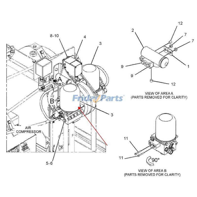 FridayParts Air Dryer Filter