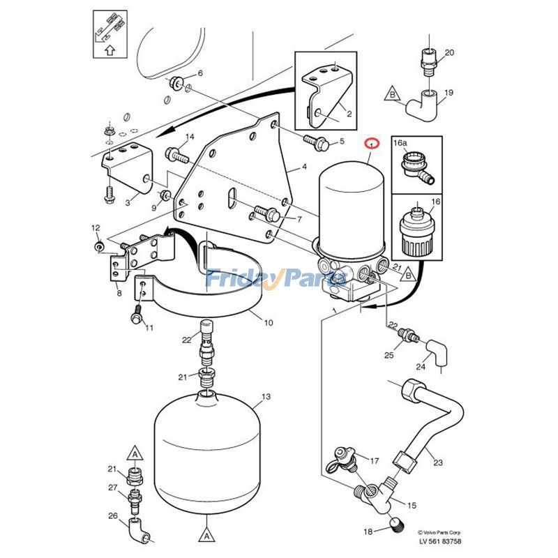 Air Dryer Filter in Stock in China