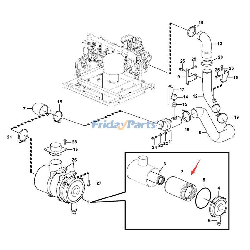 FridayParts Luftfilter