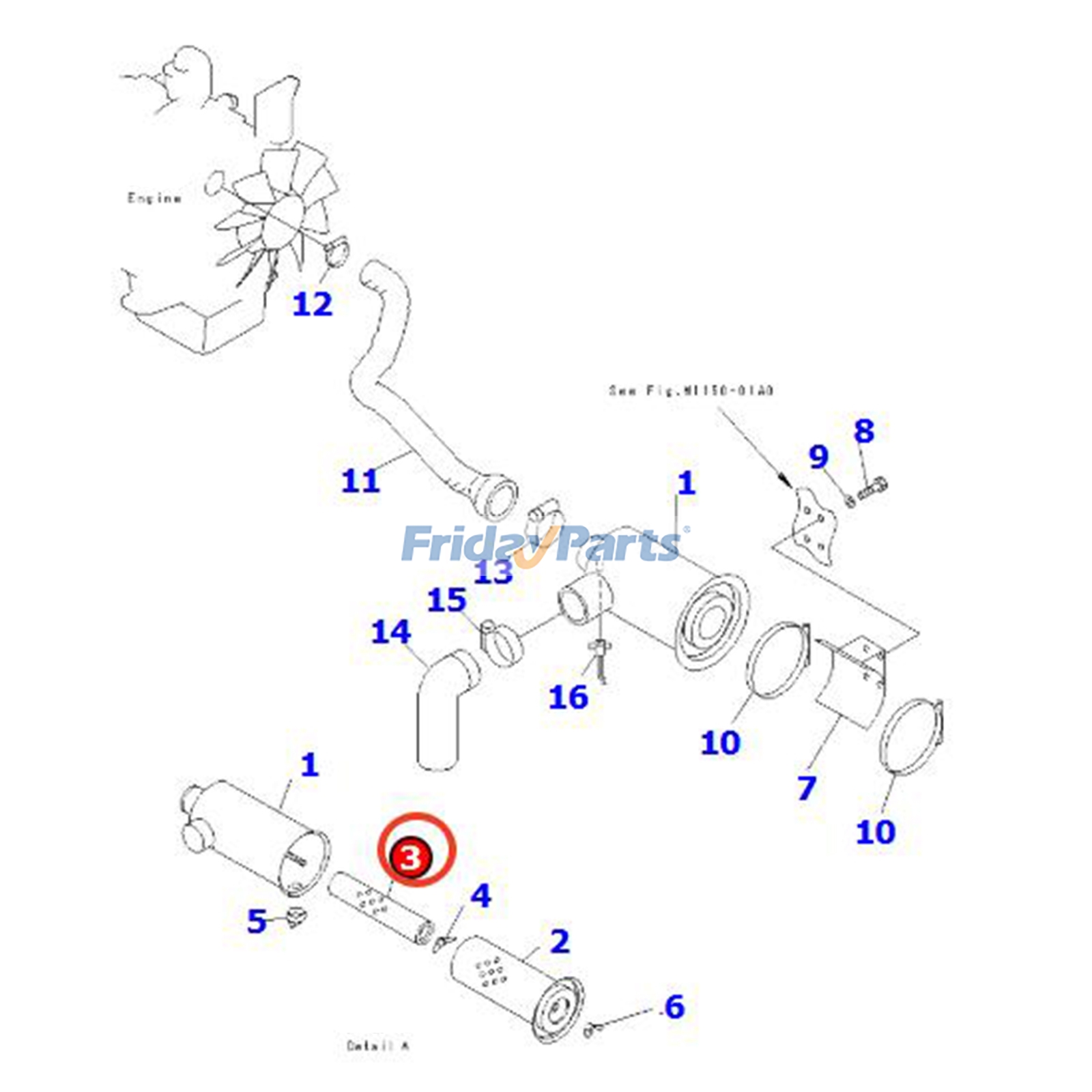 FridayParts Luftfilter