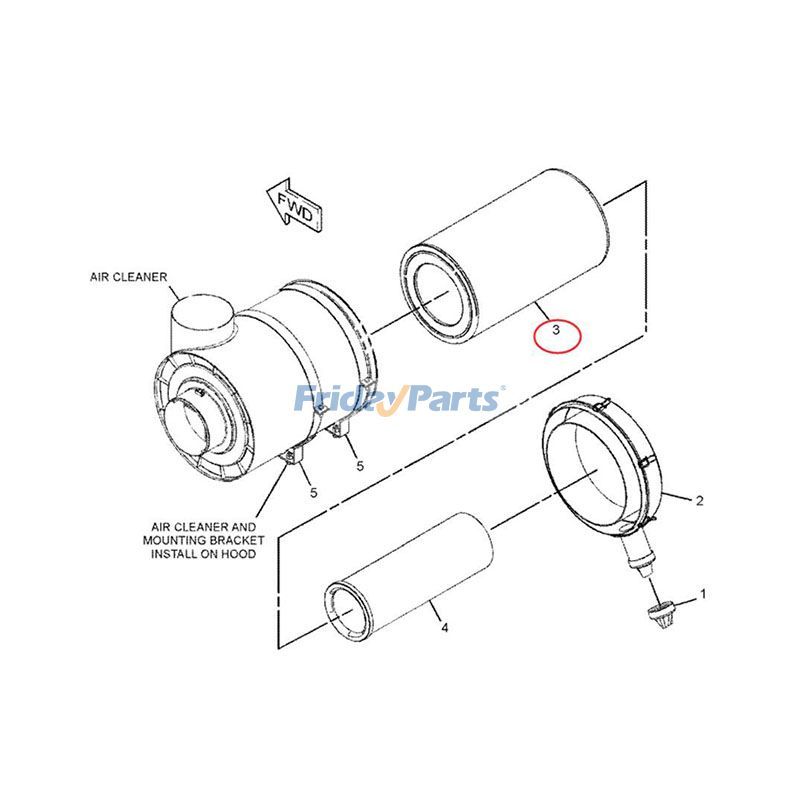  Air Filtererpillar CAT For CAT