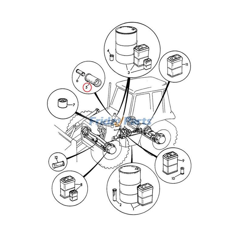 Luftfilter für JCBfür LaderFür JCB