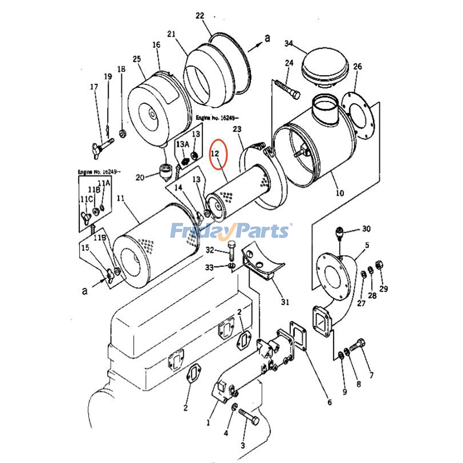 Air Filter for Engine