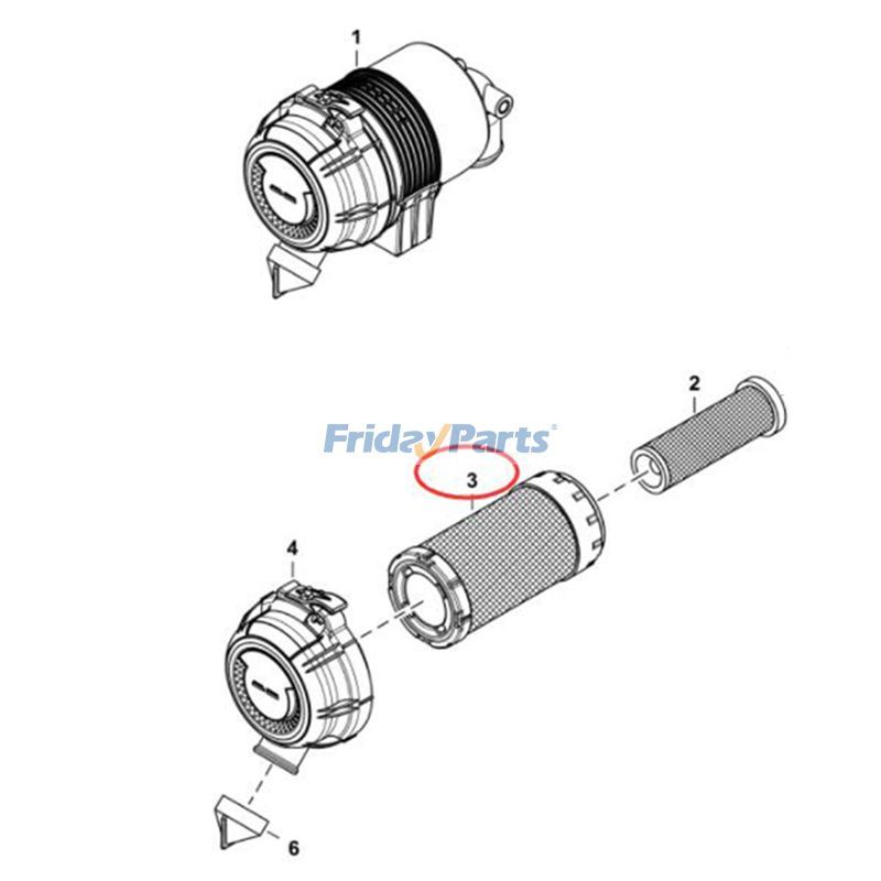 FridayParts Air Filter
