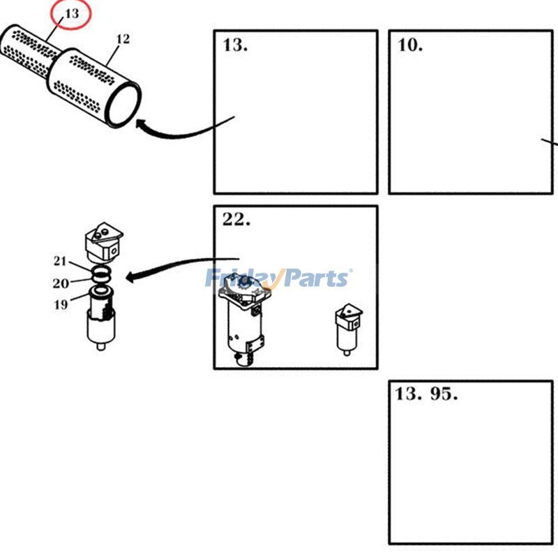 FridayParts Luftfilter