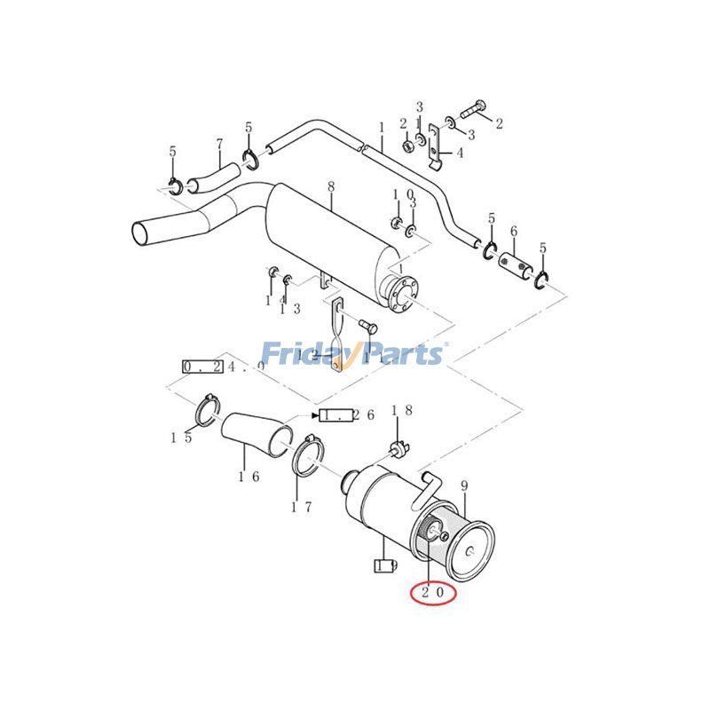 FridayParts Luftfilter-Erntemaschine