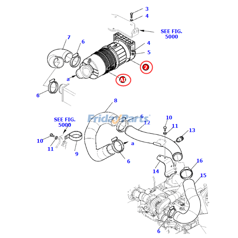 LuftfilterbaugruppeFür KOMATSU