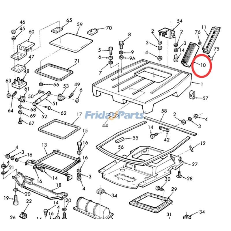 Air Filter E4NN94000N20AF for Ford New Holland Tractor 5110 5610 5900 6410 6610 6710 7910 8210 8530 8630 8730 for less