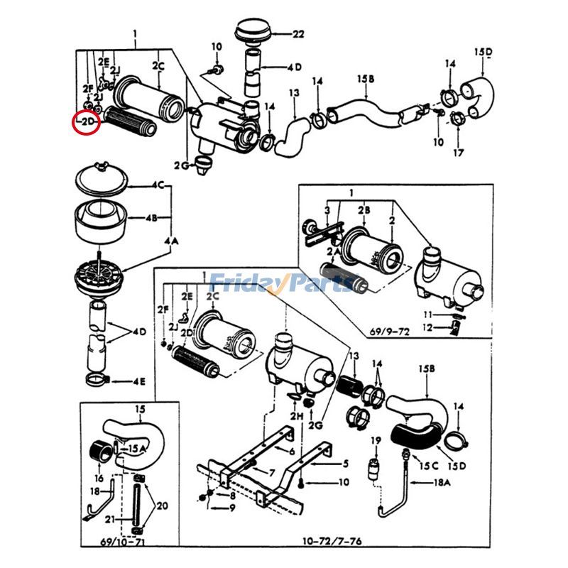 Air Filter for Loader,Tractor