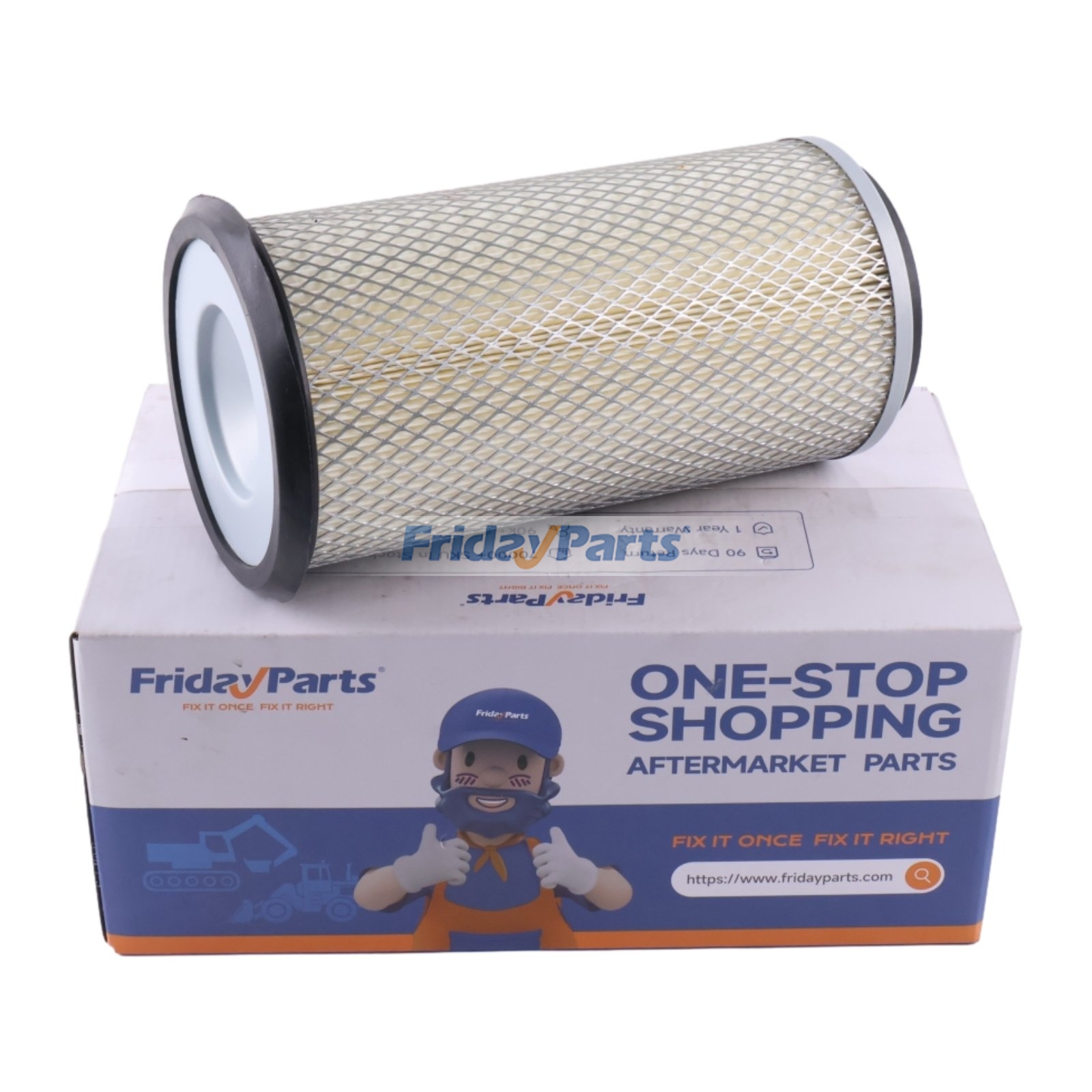 Elemento de filtro de aire 529957R1 para tractor CASE International 2400 2500 454 574 674