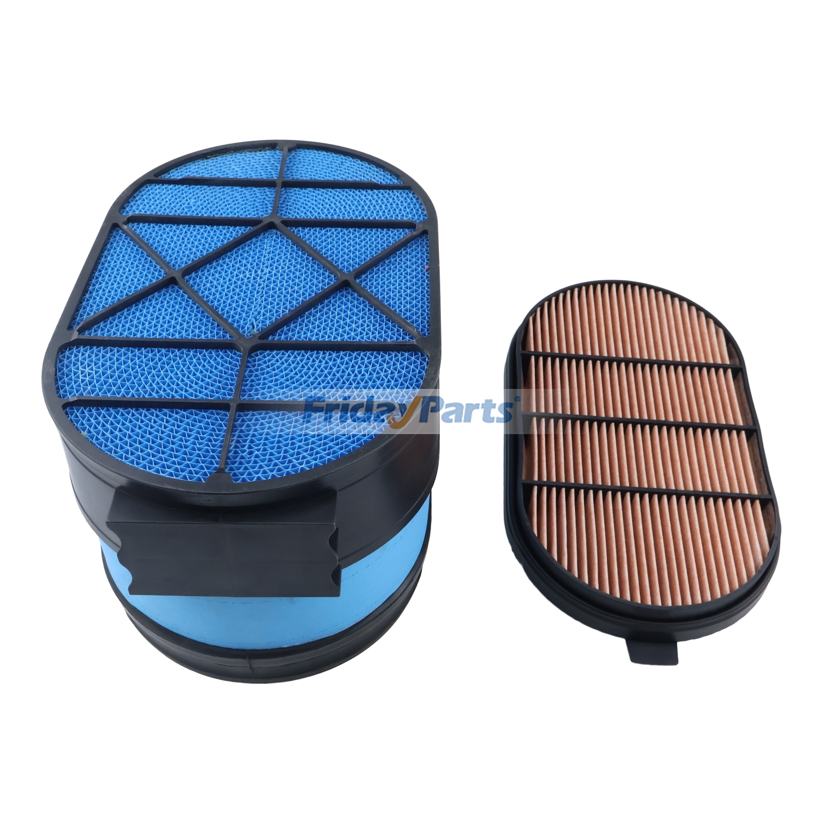 Filtro de ar F071150 F071151 para motor John Deere 6090 Forwarder 1270E 1270G 1470E 1470G 1910E FridayParts