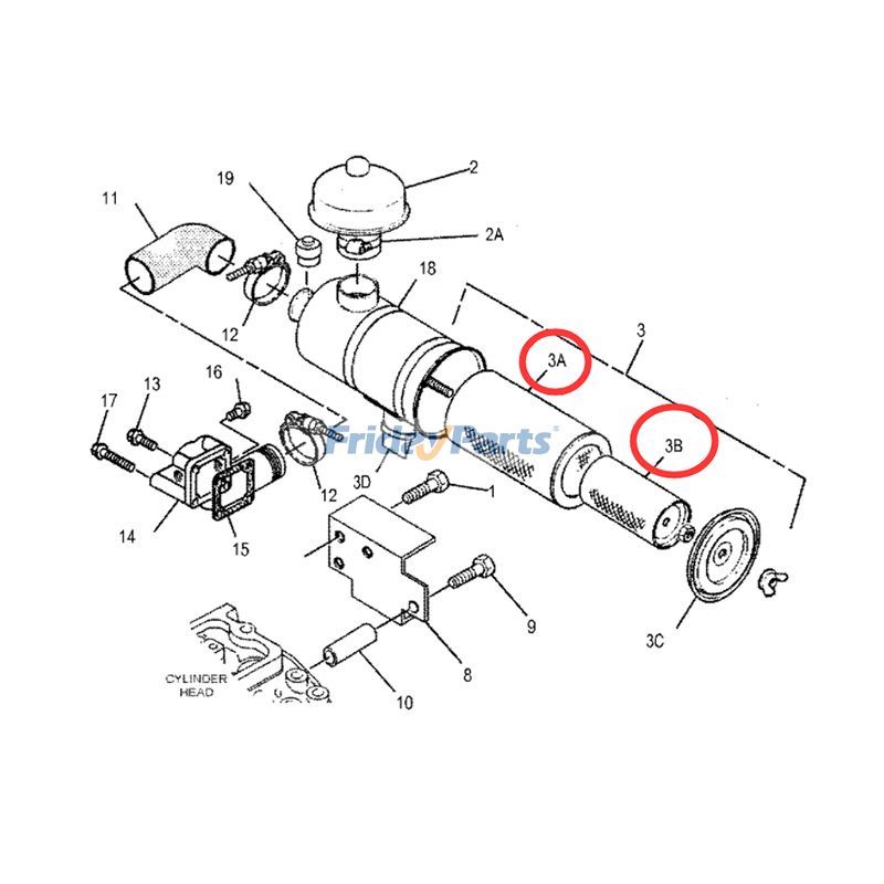  Air Filter Kiterpillar CAT For CAT