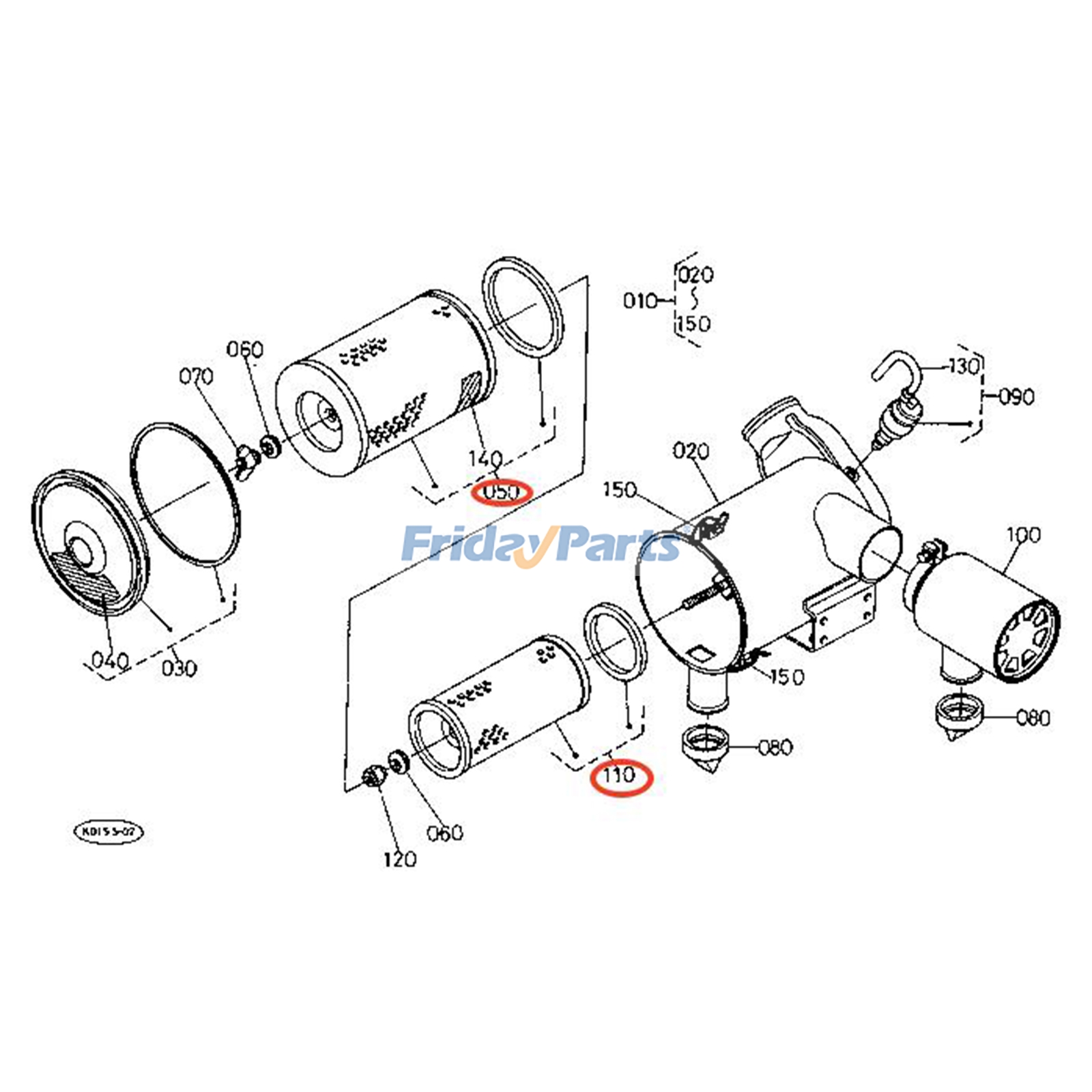 Air Filter Kit for Tractor