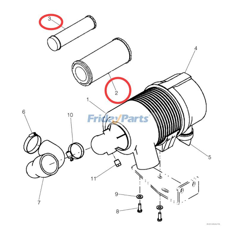  Air Filter Kit For CASE
