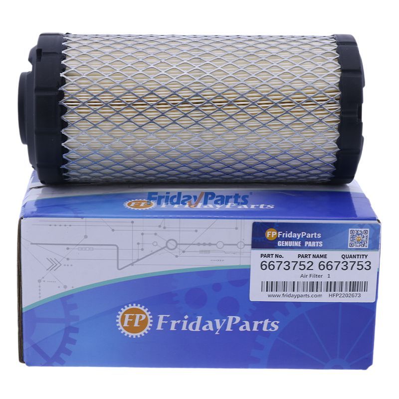 Kit de filtre à air 6673752 6673753 pour Bobcat 319 320 321 322 323 324 418 E08 E10 E14 E16 E17 E19 E20 E25 E26