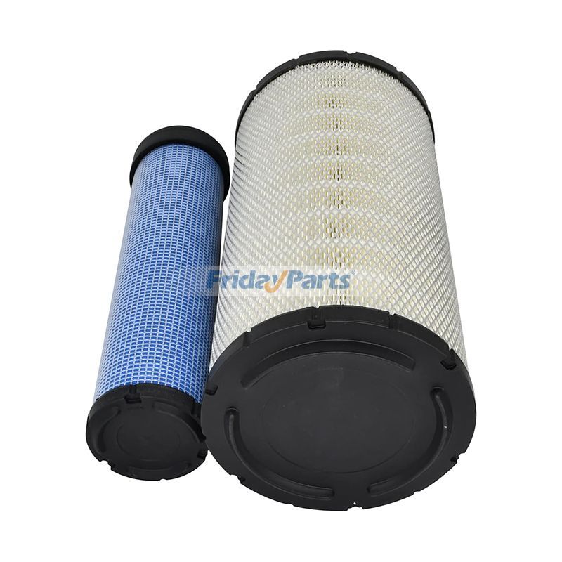 Kit de filtro de aire AT203469 AT203470 para cargadora John Deere 710J 655C 544H 605C 444H 344K 344J 710G 324H de FridayParts