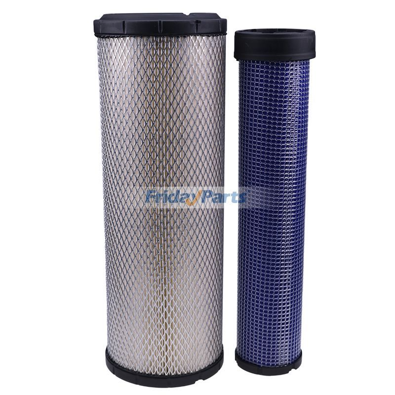 Air Filter Inner Outer Set - Replaces Donaldson P536940 P536941 Fleetguard AF25524 AF25521 Baldwin RS3708 RS3709 Caterpillar CAT 3I-2143 31-2144 WIX 46662 46663