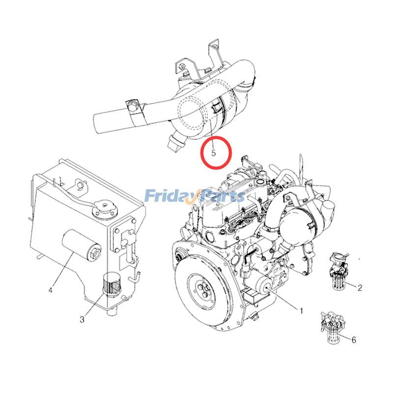 Air Filter For KOBELCO Excavator