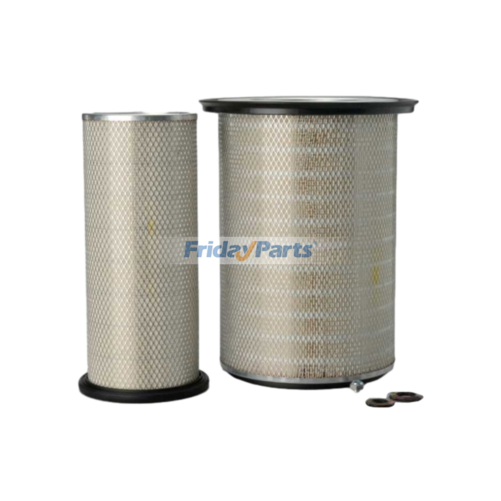 Luftfiltersatz 6128-81-7320 6128-81-7412 für Komatsu-Motoren S6D140, S6D155, S6D170 und Bagger PC1600-1, PC1800-6, PC650-5, PC710-5, PC750-6