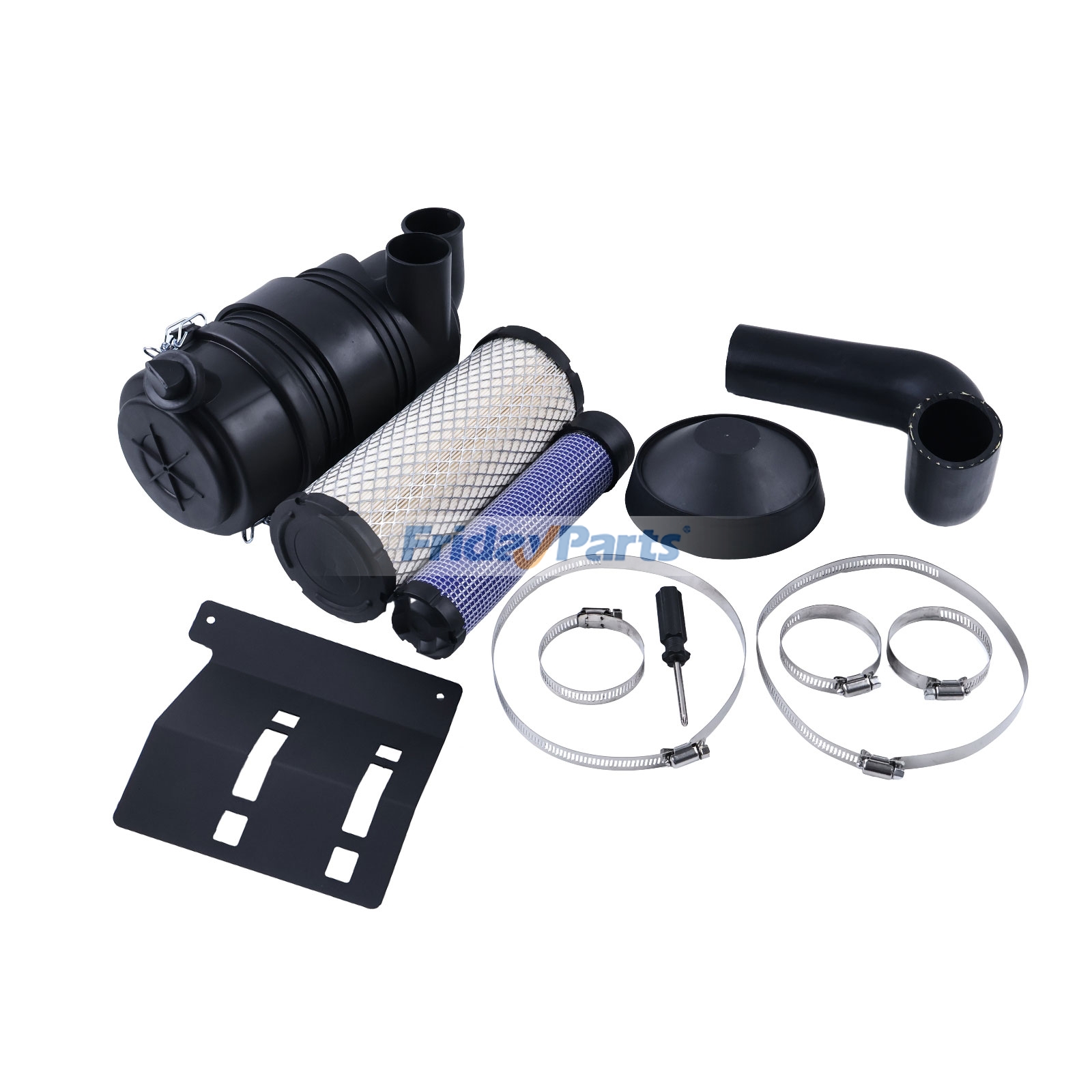 Air Filter Upgrade Kit for Kawasaki Engine FR651V FR691V FR730V Heavy Duty Commercial