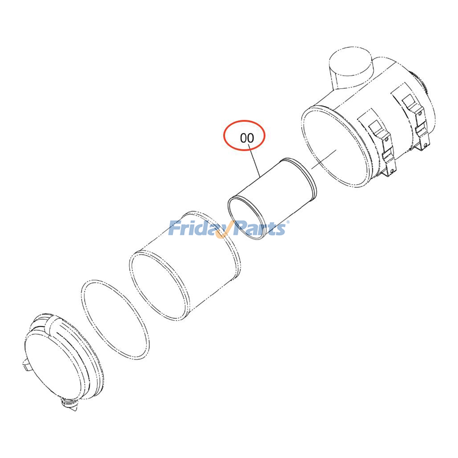 FridayParts Luftfilter
