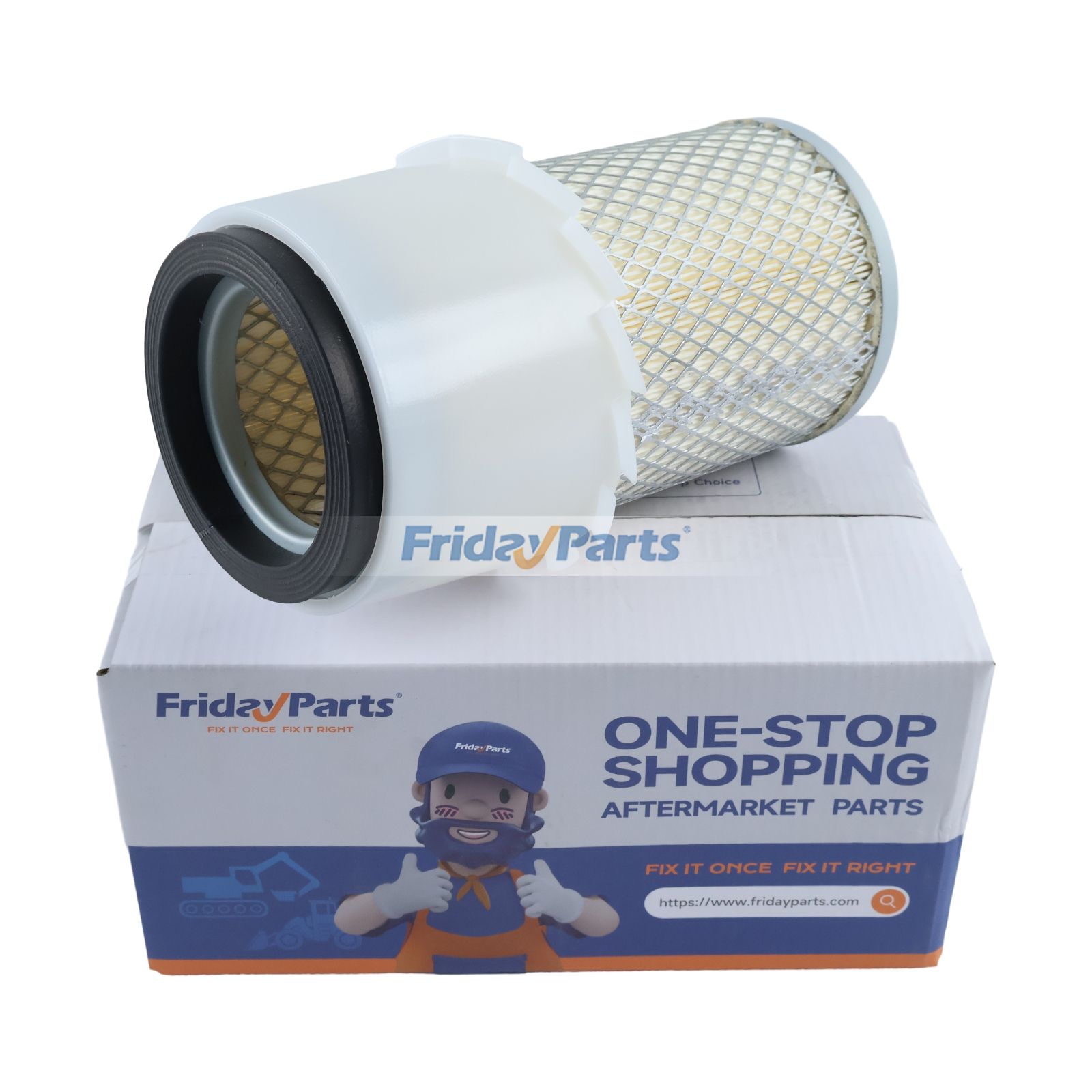 Filtro de aire YM12935012900 para motor Komatsu 3D78N-1B 3D78N-1C 3D78AE-3A 3D75-2D