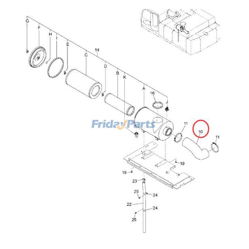 FridayPartsのエアホース
