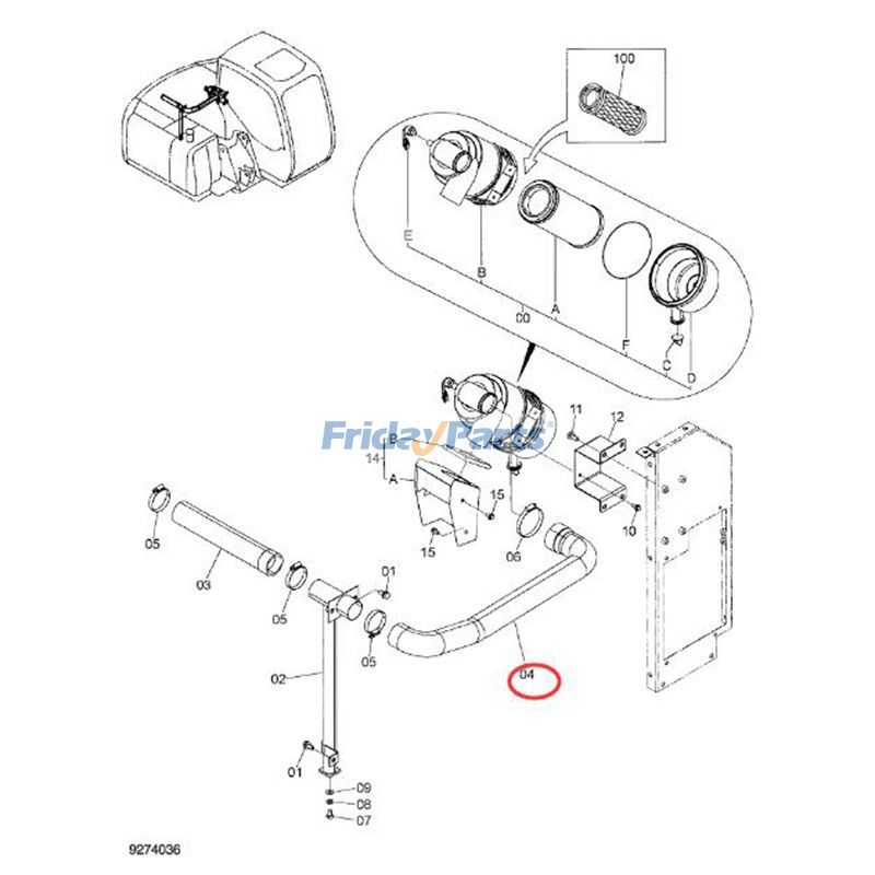 Air Hose for Excavator