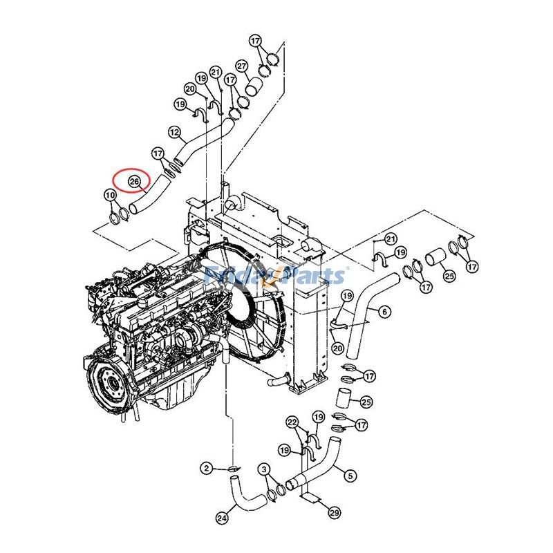 Hana*　0107 ♡ Coupling Assembly 4671573 4641504 for Hitachi MA200 ZX170W-3