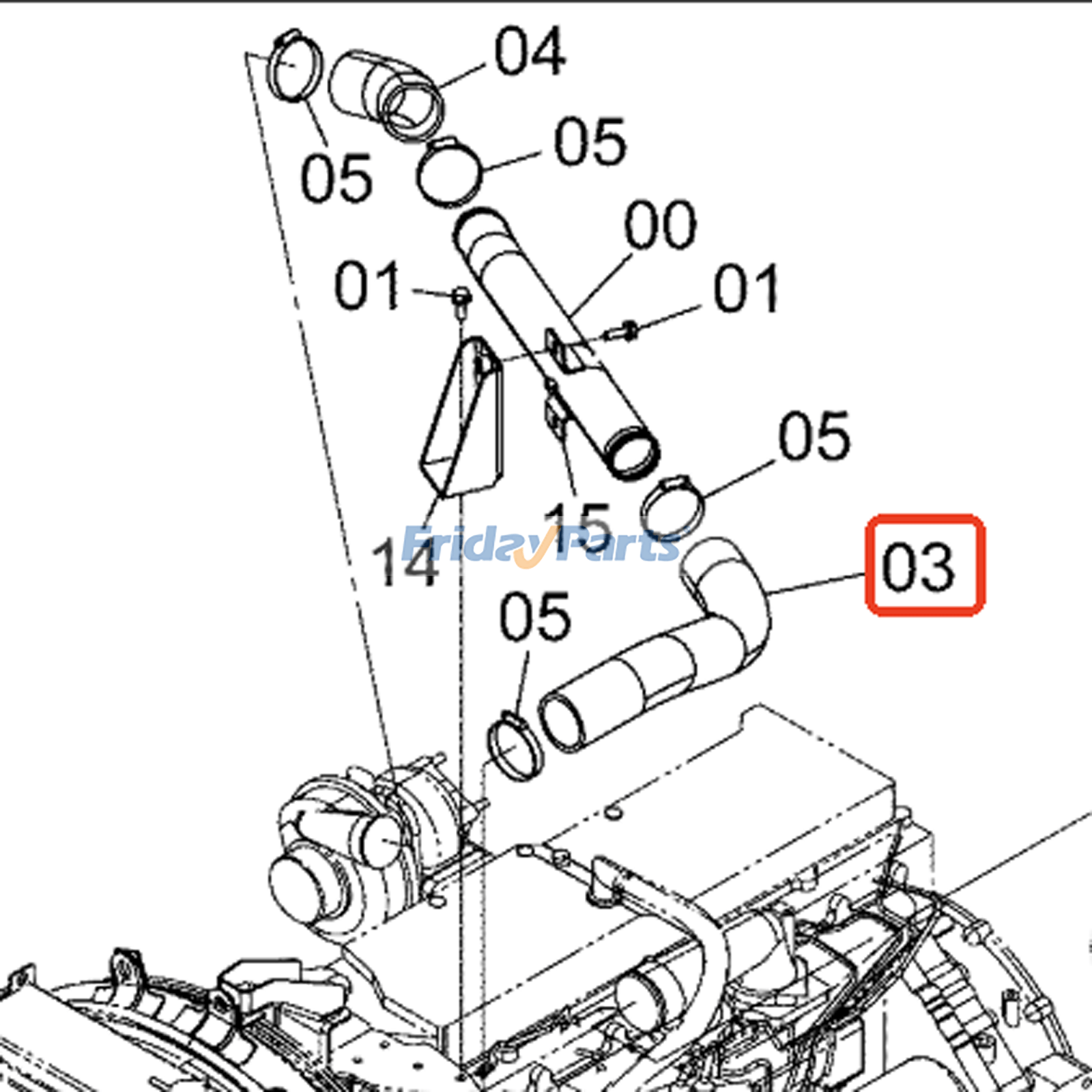 Air Hose for Excavator