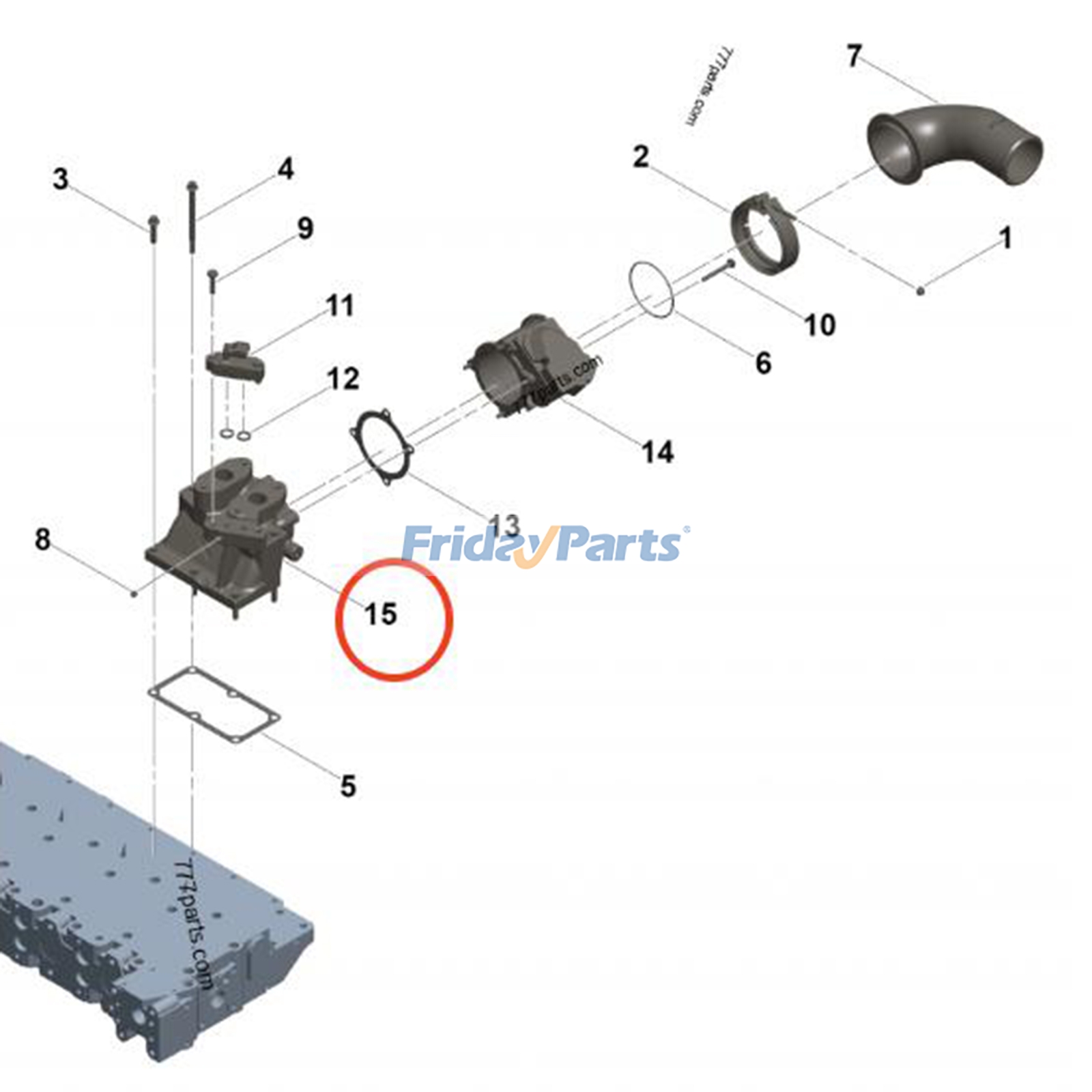 FridayParts Lufteinlassanschluss