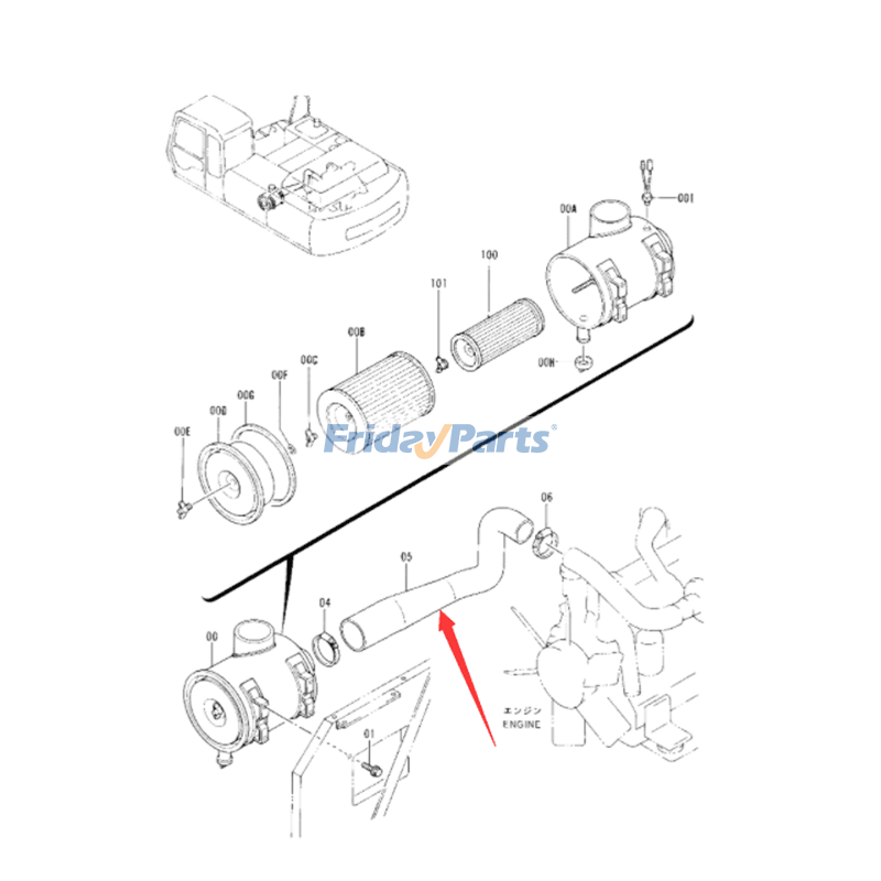 Air Intake Hose in Stock in China