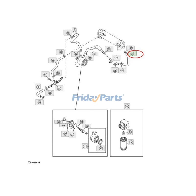 エクスカベーター エアインテークホース 日立