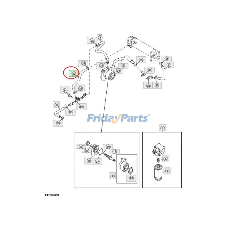 Air Intake Hose Kobelco for Excavator
