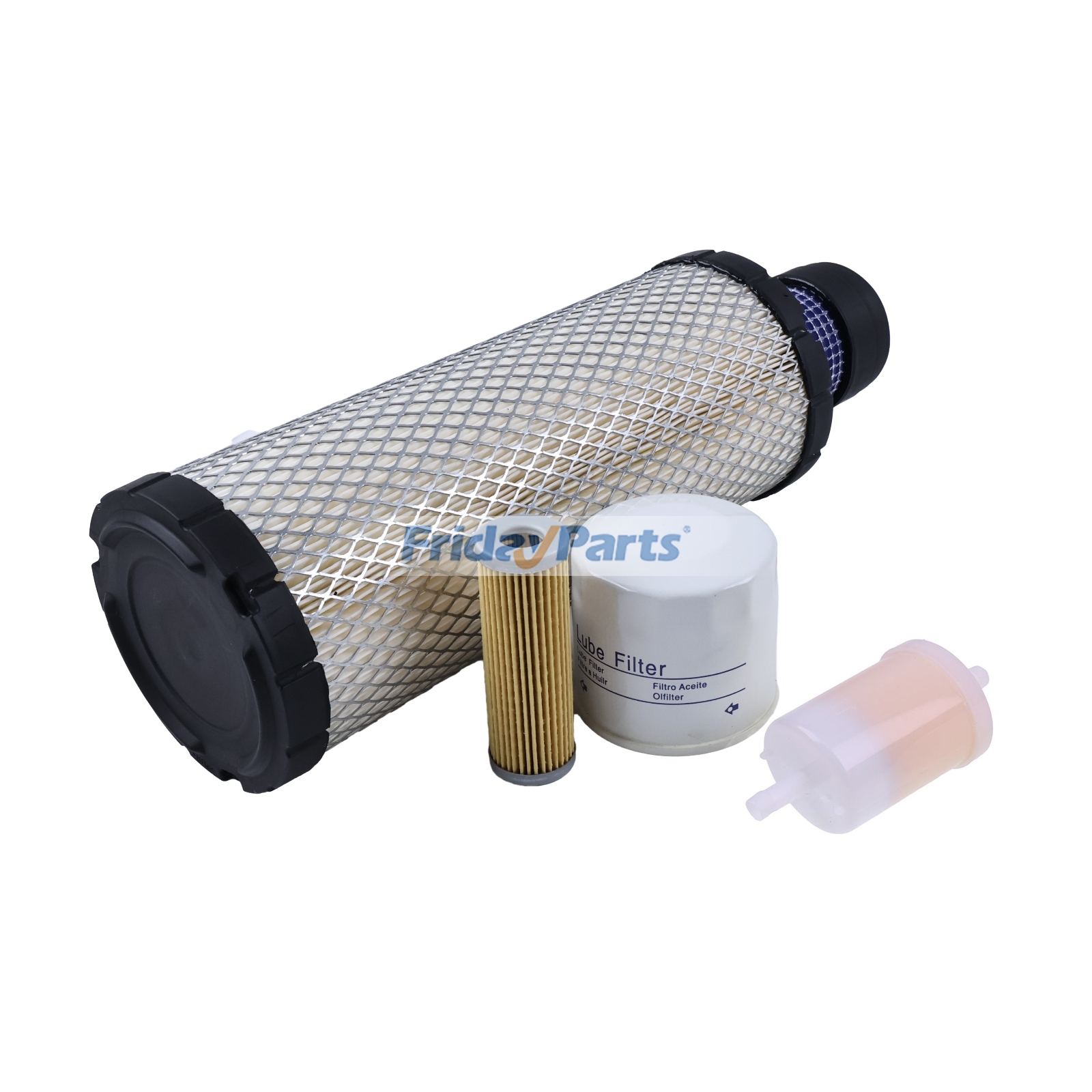 Kit de filtro de mantenimiento de aire, aceite y combustible para cortacésped Grasshopper Zero Turn 725D, 725DT y 725DT6