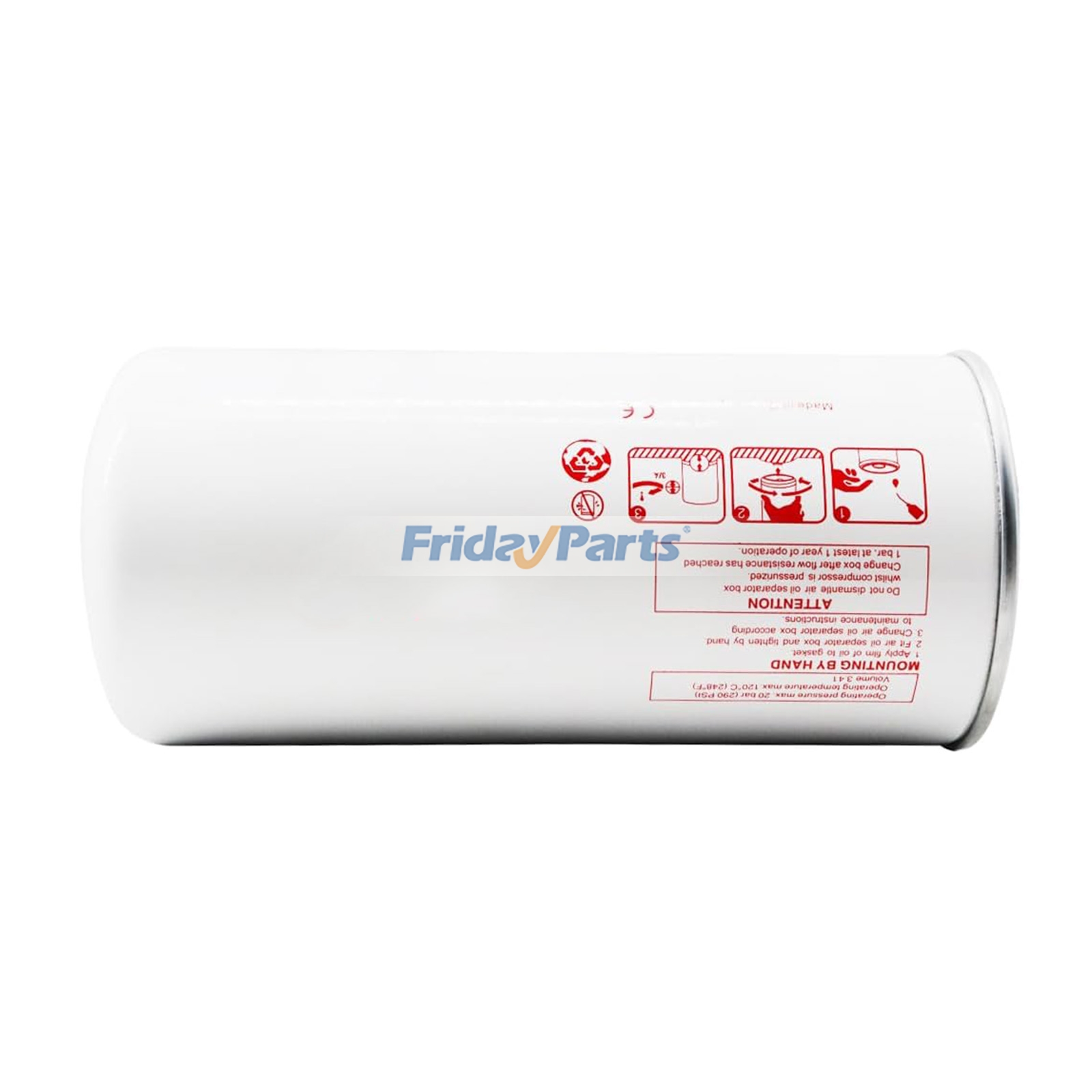 Air Oil Separator 1202834300 for Ingersoll Rand Rotary Screw Compressor UP5 UP6