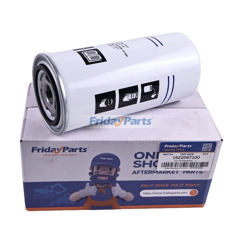 Air Oil Separator 1622087100 for Atlas Copco Air Compressor GA11VSD GA7VSD GX11 GX5 GX7 GA11C GA5C GA7C 