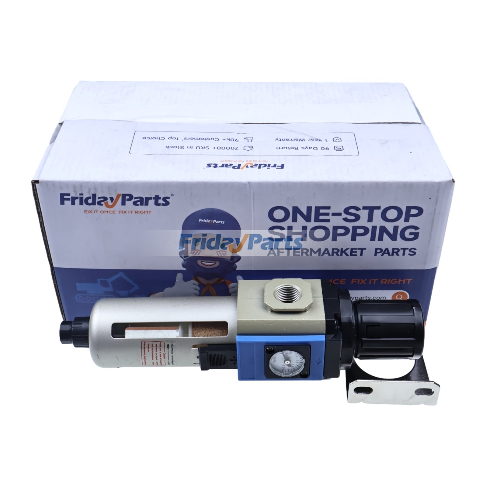Regulador de presión de aire con soporte GFR300-10 para Airtac